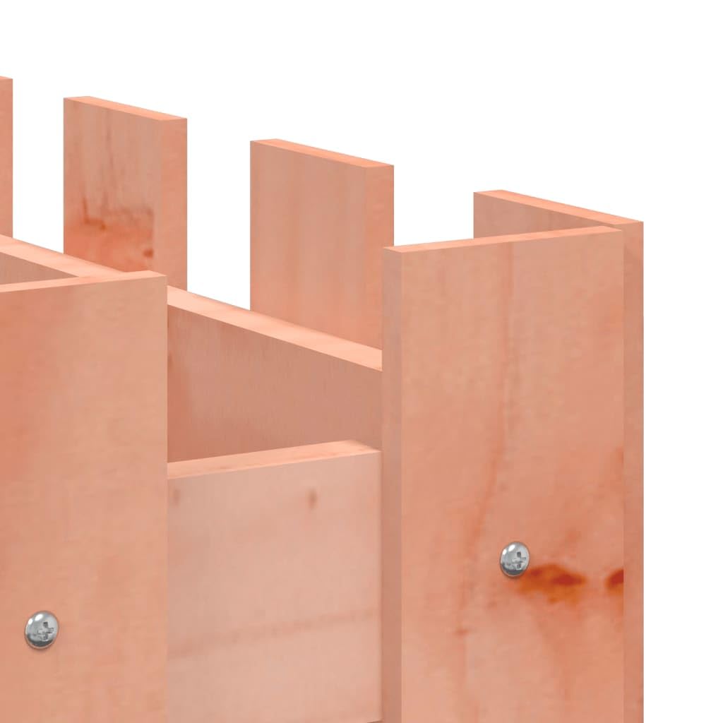 Fioriera Rialzata da Giardino 100x50x50 cm in Legno di Douglas | Vaso rettangolare per orto domestico e fiori, ideale per decorare il balcone, la terrazza o il patio.