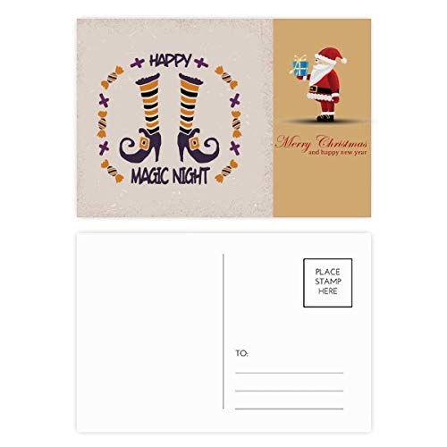 Cartes postales Magic Boots de Noël, le lot de 20 cadeaux