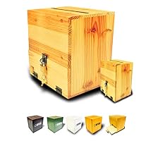 Amazon.co.jp: 【スタンダード意見箱：大サイズ】木製 鍵付き（提案箱