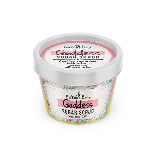 Bella-and-Bear-Goddess-Sugar-Scrub-No-Sulphates-Parabens-No-Harmful-Chemicals-Cruelty-Free-Vegan-Friendly-Exfoliating-67oz Bella and Bear Goddess Sugar Scrub | Body Scrub | Body Wash | Exfoliator | Vegan | Cruelty-Free