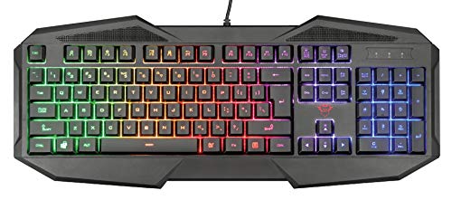 GXT Gaming, tastiera (QWERTZ, versione tedesca) nero Regenbogenwellen-Beleuchtung - Tastiera gaming - Immagine 2