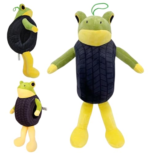 Italian Brainrot Plush, Tung Tung Tung Sahur Figure Toy,Peluche Italian Brainrot Tralalero,Almohada de Peluche para Niños y Adultos, Regalo Original para Fans y Coleccionistas(Rana de neumático) Italian Brainrot Plush, Tung Tung Tung Sahur Figure Toy,Peluche Italian Brainrot Tralalero,Almohada de Peluche para Niños y Adultos, Regalo Original para Fans y Coleccionistas(Rana de neumático)