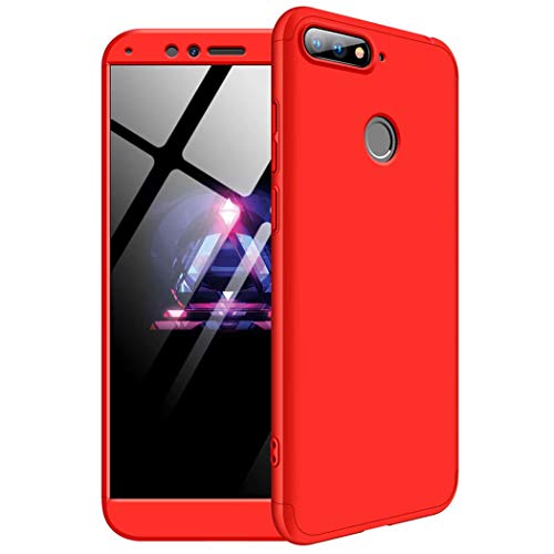 TXLING Coque pour Honor 7A/Y6 Prime 2018/Enjoy 8E Étui 360°Housse PC Hard Shell Anti-Choc Corps Entire Full-Cover Case Casque Protection Matte 3 Cover
