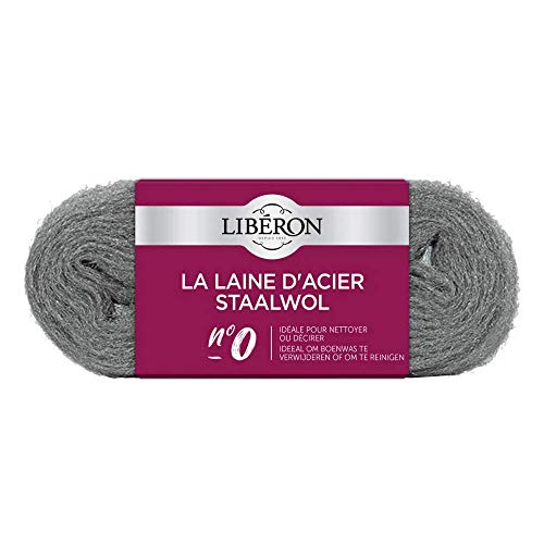 LIBERON Laine d'acier n° 0 - Nettoyage - 3X30g