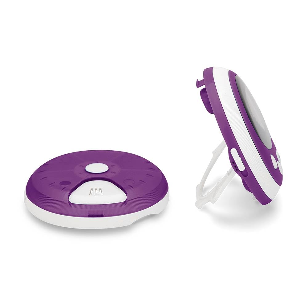scala Pastillero con 5 compartimentos, 5 alarmas, color morado