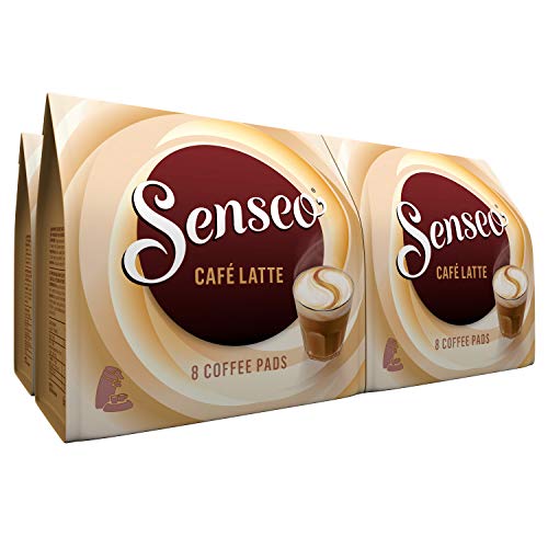 SENSEO Koffiepads Café Latte (32 Pads, Latte Pads voor SENSEO Koffiepadmachines, Latte Koffie), 4 x 8 Pads - Afbeelding 4