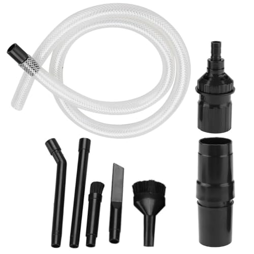 Quick Parts Delivery 8, Piece Micro Universal Shop Vacuum Kit - Flexible Crevice Cleaning Accessory Set - Household Cleaning Brush - Electronics & Car Cleanup - High-Performance Micro Vacuum Kit
