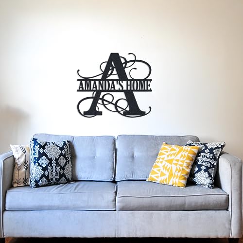 Badger Steel USA - Alphabet Split Wall Decor - Metal Wall Art - 24