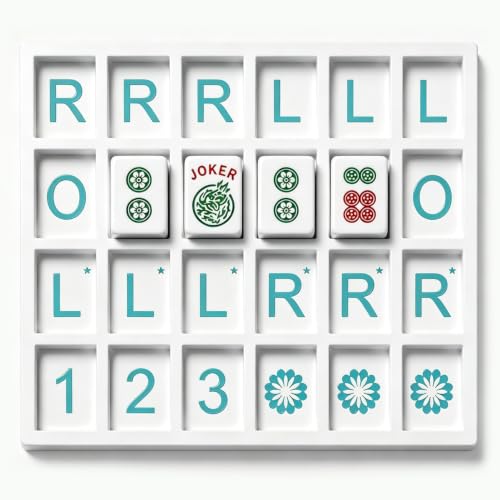 Image of PATPAT American Mahjong Board Games Practice Board Solo Training Tool