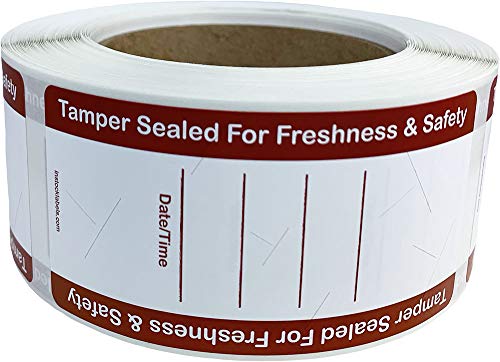 🛒 Flash Sale InStockLabels 500 White Tamper-Evident Food Seal Stickers with Date and Time Section, Labels for Food Containers (2 Inches x 4 Inches) Black Friday - 60% OFF InStockLabels 500 White Tamper-Evident Food Seal Stickers with Date and Time Section, Labels for Food Containers (2 Inches x 4 Inches)