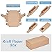 BENECREAT 16PCS White Kraft Packaging Drawer Box 4x2x1.4 Inch Cardboard Present Box for Lipstick, Small Perfume Essential Oil Bottle