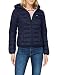 Produktbild Tommy Jeans Damen Tjw Hooded Quilted Zip Thru Jacke, Blau (Twilight Navy), L