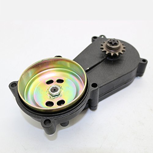 D DOLITY Universal Motorcycle Transmission Gearbox Gear Box 14 Tooth for 2-Stroke/4-Stroke Mini Motor Pocket Bike Scooter 47CC 49CC Engine - Black - Thumbnail 6