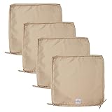 4Pcs Outdoor Patio Cushions Replacement Covers,Fit for Patio Furniture Sectional Sofa Chair Conversa