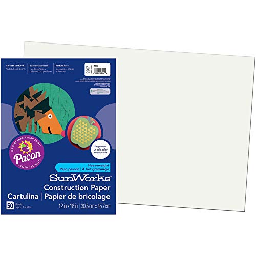 SUNWORKS 12X18 WHITE 50CT (Set of 6)