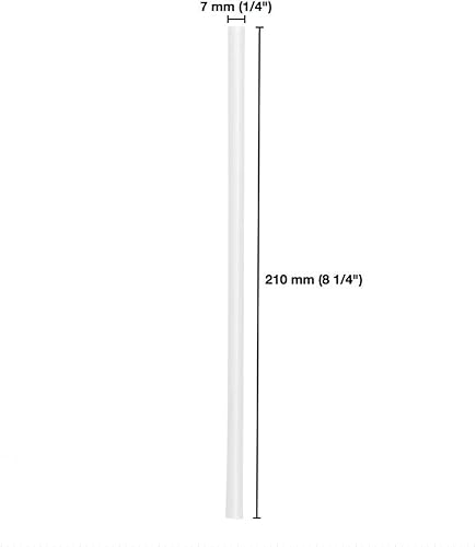 Miniatura 4 de Pajitas compostables – Paquete a granel de 300 – Paja alternativa de plástico a base de almidón de maíz para bebidas, batidos y bebidas