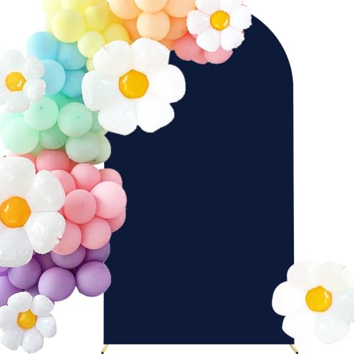 HAINARverS Wedding Stretchy Arch Backdrop Cover, Navy Blue, 7.2FT