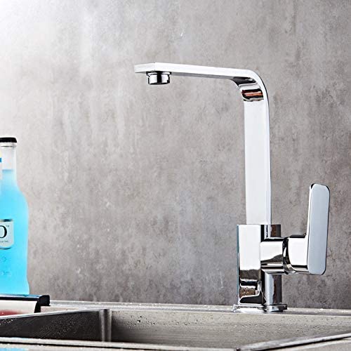 Mitigeur d'eau chaude et froide haut de gamme avec aérateur et poignée ergonomique