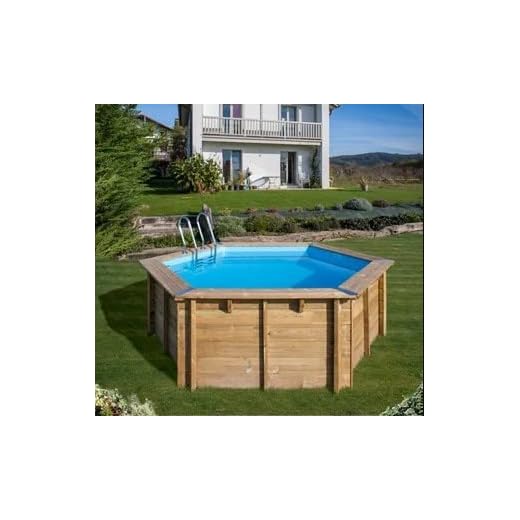 Piscina De Madera Gre Vasto 428 X 136 Cm