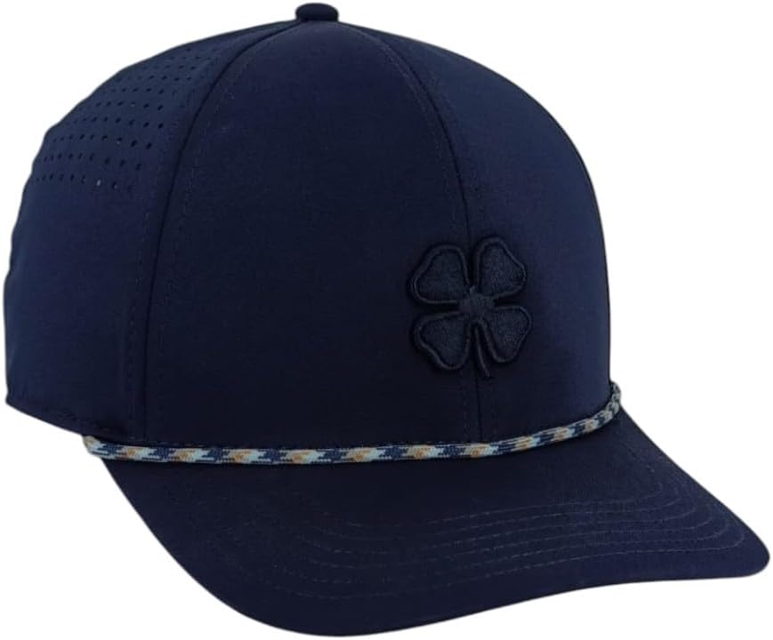 Black Clover, Unisex, Manhattan 1 Adjustable Hat, Navy Hat/3D Navy Clover, One Size