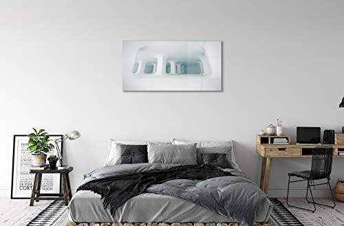 Impression sur verre Tulup 100x50cm pour agrandir un mur blanc 3D