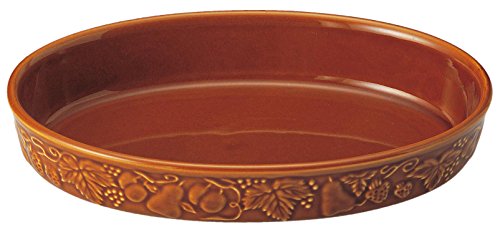 Banko Ware 15019 Oven Safe Microwave Safe Party Gratin Dish Relief Amé