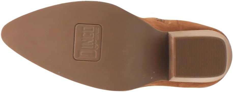 Dingo Womens Witchy Woman Fringe Studded Pointed Toe Pull On Casual Boots Over the Knee High Heel 3" & Up - Brown