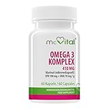 💪 ESSENTIELLE FETTSÄUREN – DHA trägt zur Erhaltung normaler Sehkraft und zur Erhaltung einer normalen Gehirnfunktion bei. Die positive Wirkung stellt sich bei einer täglichen Aufnahme von 250 mg DHA ein. EPA und DHA tragen zu einer normalen Herzfunktion bei. Die positive Wirkung stellt sich bei einer täglichen Aufnahme von 250 mg DHA und EPA ein.