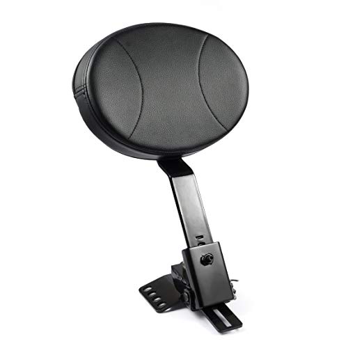 PBYMT Adjustable Plug-in Driver Rider Backrest Kit Compatible for Harley Touring Road King Street Electra Glide 1997-2020 - Thumbnail 6