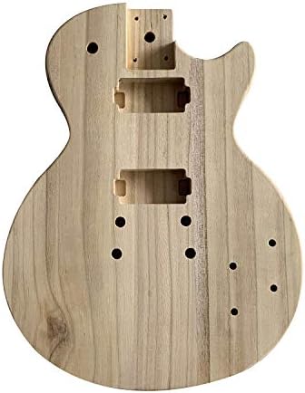 DIY Guitars Unfinished Electric Guitar Body Maple Wood Blank Guitar Barrel DIY Parts Electric Guitar Parts for Style Bass Guitars