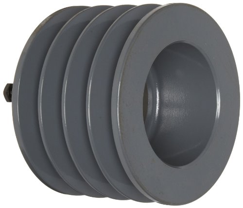 TB Woods 5V1034 Narrow V-Belt Sheave, 5V Belt Section, 4 Grooves, E Bushing required, Cast Iron, 10.3