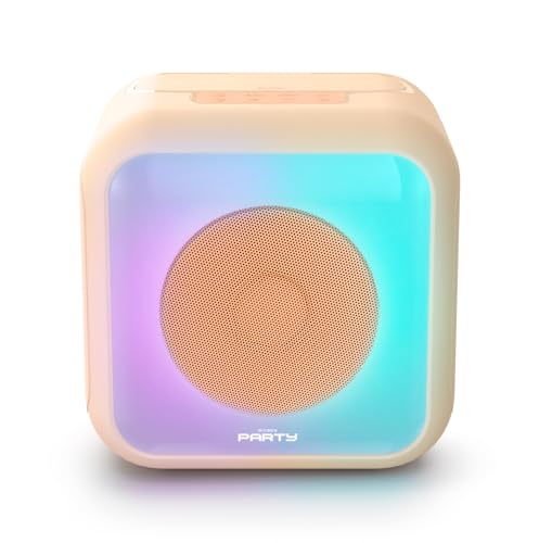 Enceinte karaoké lumineuse Bigben Bluetooth 30W avec 2 micros sans fil USB-C