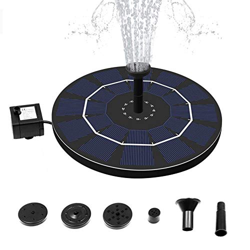 Preisvergleich Produktbild Ingeniously 1.8w Schwimmende Solarbrunnen-Wasserpumpe-Kreisvogel-B... Wird Für Wasserspiele Wie Birdbine, Aquarium, Teich, Swimmingpool, Garten, Wasser-Zirkulation des Aquariums, Usw. Benutzt