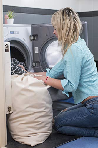 Tinyhouse Baumwoll-Segeltuch-Wäschesack, groß