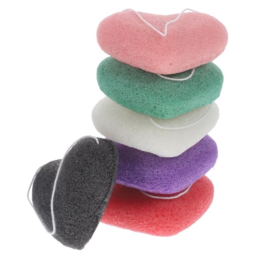 Éponges exfoliantes visage en mousse douce pour nettoyer les peaux sensibles sans irriter