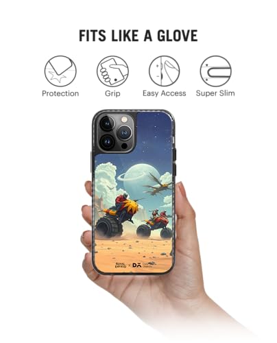 Image of DailyObjects Uprising Stride 2.0 Magnetic Case Cover Compatible with iPhone 14 Pro Max | Wireless Charging Slim Back Cover | 2 Layer Edge Protection & Shockproof