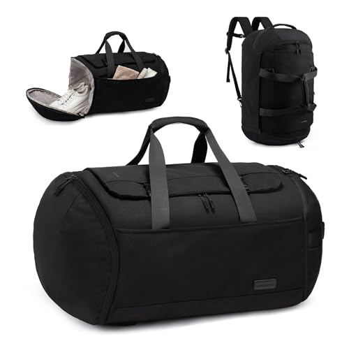 LOVEVOOK Sporttasche Herren mit Schuhfach, Reisetasche Groß 65L, Sportrucksack 52x45x28cm, Gym Tasche mit Tragegriff & Verstellbarem Schultergurt, Duffel Gym Bag, Handgepäck Tasche, Weekender Herren LOVEVOOK Sporttasche Herren mit Schuhfach, Reisetasche Groß 65L, Sportrucksack 52x45x28cm, Gym Tasche mit Tragegriff & Verstellbarem Schultergurt, Duffel Gym Bag, Handgepäck Tasche, Weekender Herren