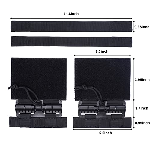 Azb Tactical Molle Vest Quick Release Buckle Set Fast Fit Molle Side Belt Cummerbund Straps With Hook And Loop Fastener #TOP5