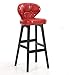 C-J-Xin Taburete alto de pie Silla de bar Hotel Dessert House Cajero Escritorio Taburete Silla de comedor Silla de respaldo con tamaño de pedal 68 cm Taburete decorativo ( Color : A , Size : 68CM )