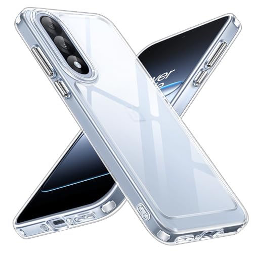 ivoler Anti-Amarillo Clara Funda para OnePlus Nord 5 5G / OnePlus Nord5 5G, [Protección Militar] Carcasa Bumper Teléfono Antigolpes Transparente Anti-arañazos Silicona PC Duro Case