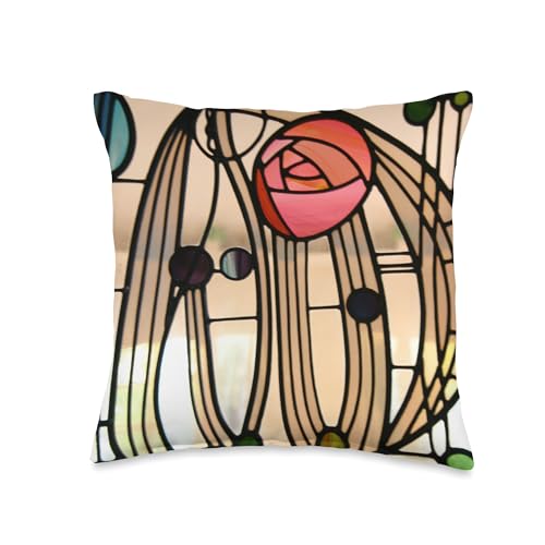 Mackintosh Window Throw Pillow
