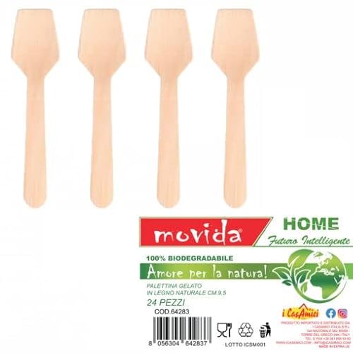 I CASAMICI Palette per Gelato in Bamboo