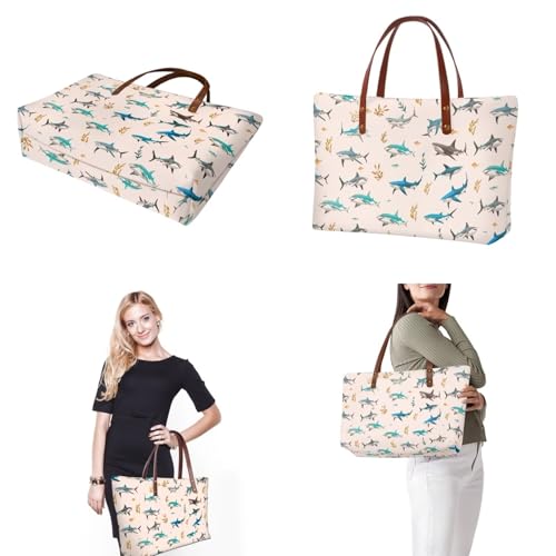 Image of Top Handle Purse for Women, Large Tote Handbag With PU Wallet Set, Gift for Mom