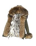 echtpelz parka günstig Fitting: Der Parka ist gerade geschnitten und fällt Größengerecht aus, für genauere Maße können Sie uns gern kontaktieren