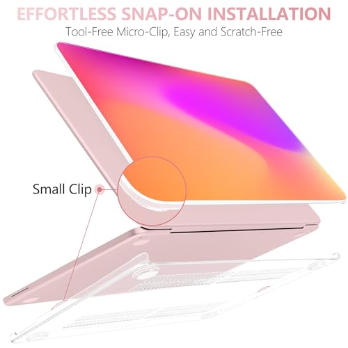 Funda MacBook Neo 13 2026 A3404 abstracta y protector teclado con adaptador USB 4