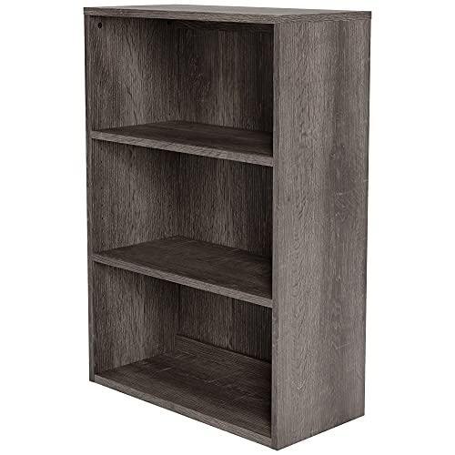 Signature Design By Ashley Arlenbry Modern Farmhouse 36" Bookcase With 2 Adjustable Shelves, Grayish Brown #TOP3