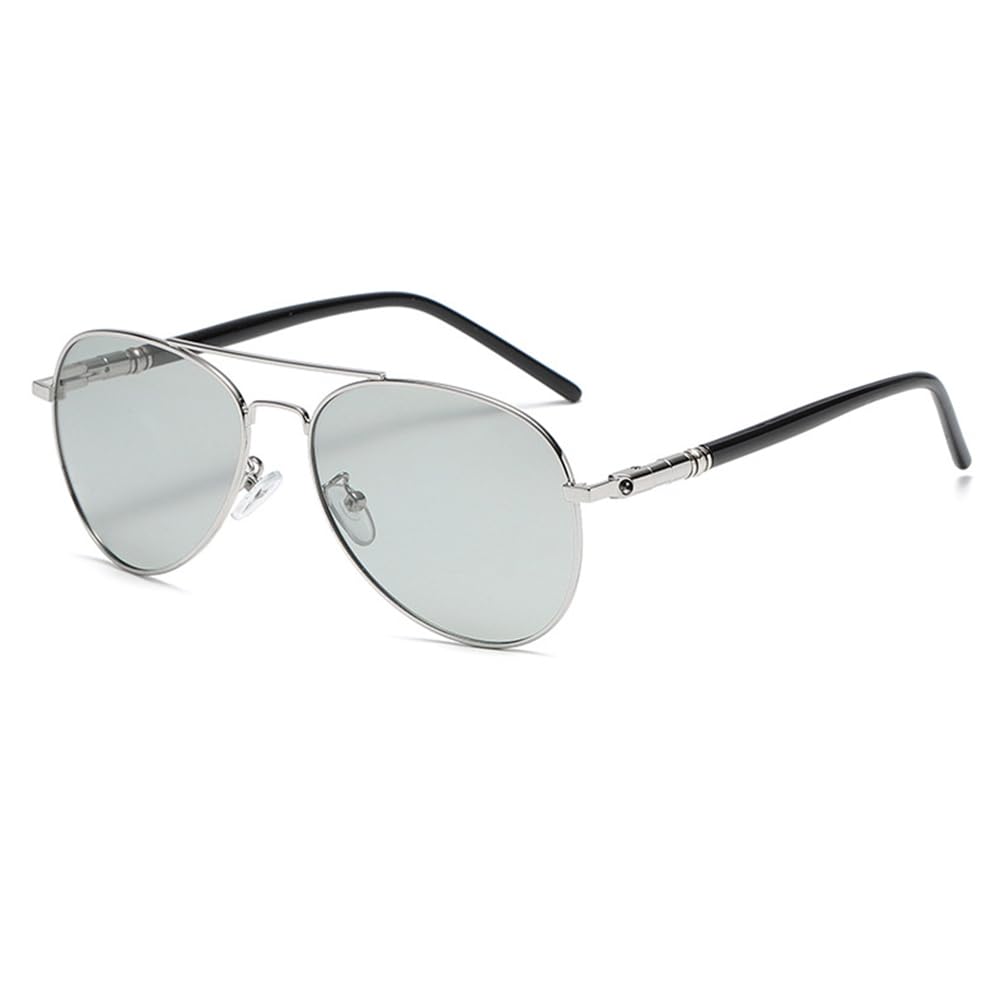 JIETIAN Gafas de Lectura fotocromáticas multifocales progresivas para Exteriores con Lentes asféricas de Resina de 1,56 para presbicia / UV400,01,+1.5