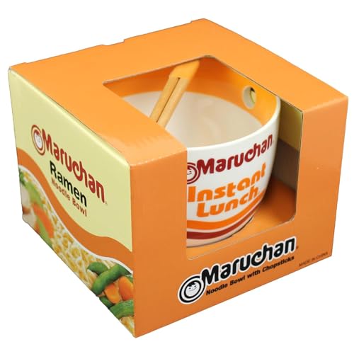 Seven Times Six Maruchan Ramen Bowl Instant Lunch Noodle Ramen Microwave Safe Dishwasher Safe Bowl with Reusable Chopsticks - Thumbnail 3