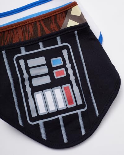 STAR WARS Baby Boys' Bandana Bibs 3 Pack Set for Feeding, Teething, and Drooling4