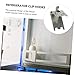 VALICLUD 6Pcs Fridge Shelf Clips Easy to Install Refrigerator Support Hooks for Shelf Bracing and Convenient Freezer Shelf Clamp Tool for Home Use